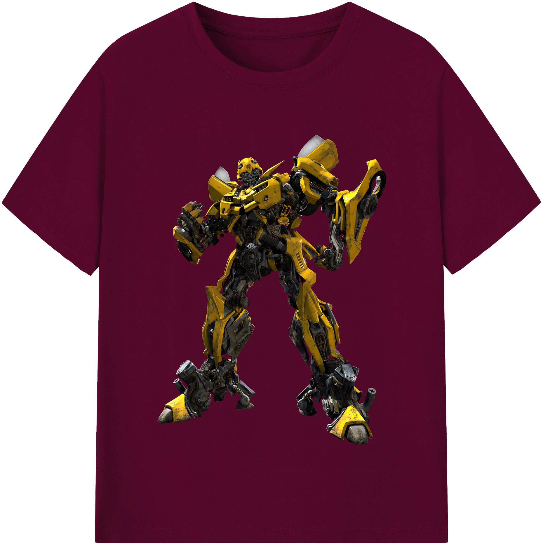 （画像用） Transformers トランスフォーマー レディースカジュアルプリントTシャツ（綿100％）